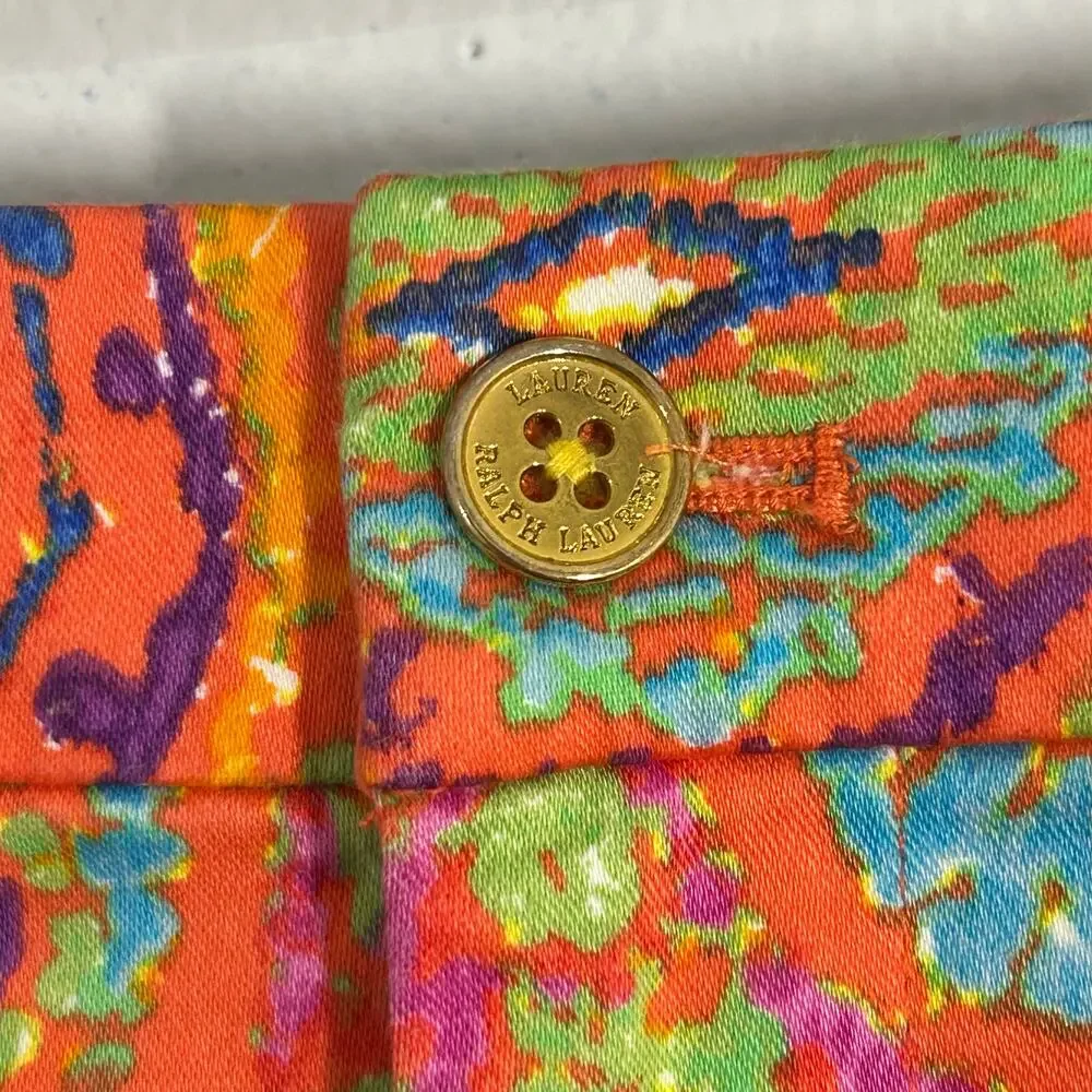 LRL Ralph Lauren colorful shorts size 6 preppy Beachy